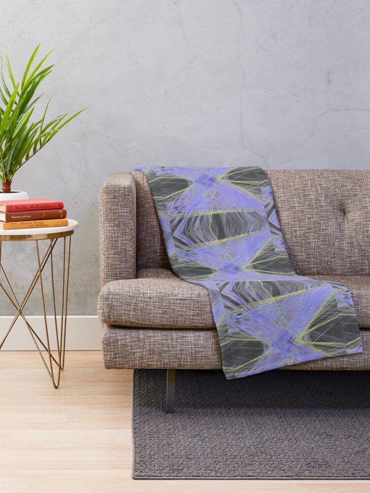 Alternate view of Violet Butterfly Throw Blanket