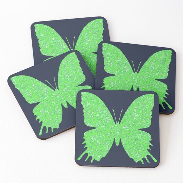 Item preview, #DeepDream Lime Green color Butterfly designed and sold by blackhalt.