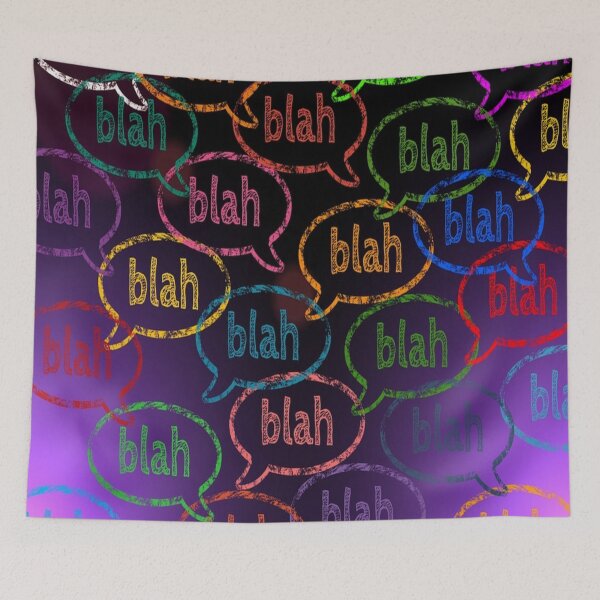 Item preview, Blah Blah Blah designed and sold by WinkyDoodle.