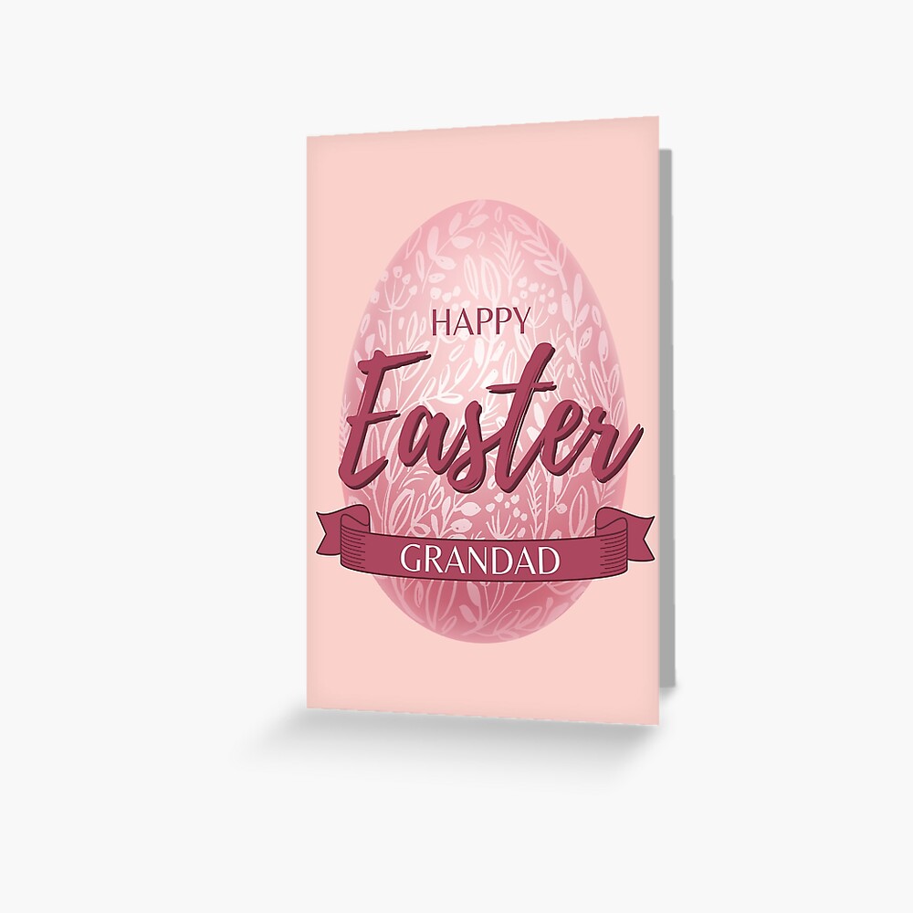 Happy Easter Grandad Greeting Card