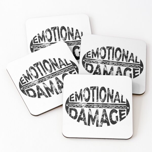 Item preview, Emotional Damage Distressed Funny designed and sold by BunnyPrinceDegn.