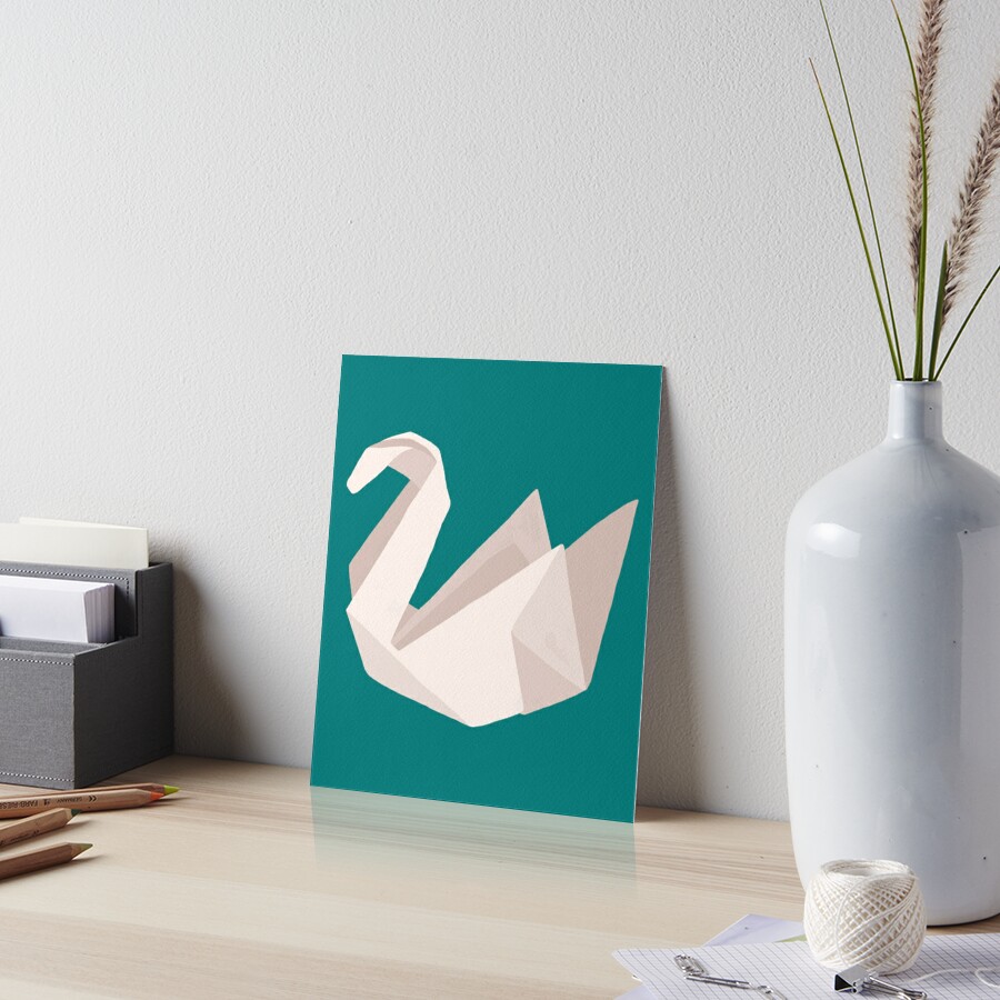 "Prison Break Origami Swan " Art Board Print by EllieDashwoodz