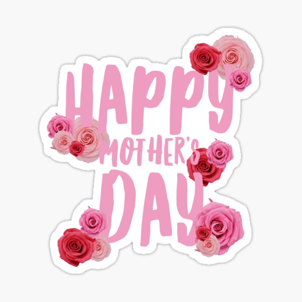 crafts and cardmaking Happy Mothers Day Stickers 144 in pack 30mm 