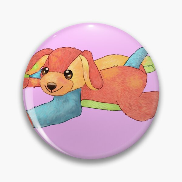 Item preview, rainbow dog designed and sold by ooberncache.