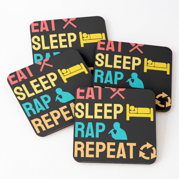 Item preview, Eat Sleep Rap Repeat | Rap Repeat | Eat Sleep Quotes designed and sold by chetan786.