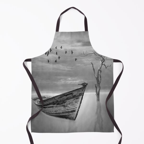 Item preview, Old boat abandoned in the fog designed and sold by Henrique-Photo.