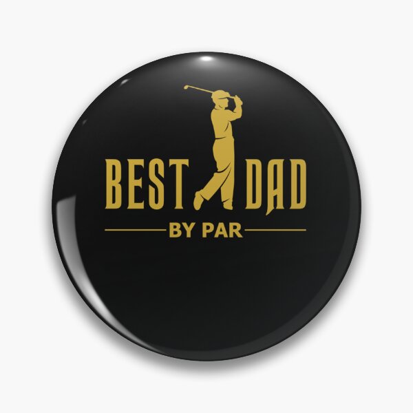 Item preview, Best Dad By Par Golf Gift GOLD Essential Style designed and sold by poolbar.