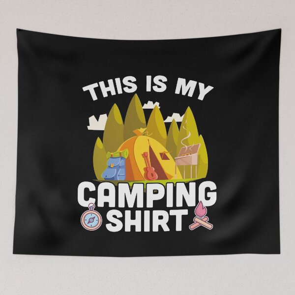 Item preview, This Is My Camping Shirt designed and sold by GoldenBuffalo79.