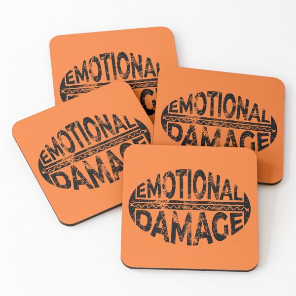 Item preview, Emotional Damage Distressed Funny designed and sold by BunnyPrinceDegn.
