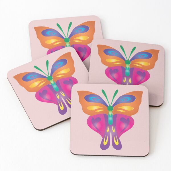 Item preview, Colorful Cartoon Rainbow Butterfly designed and sold by Past-Midnight.