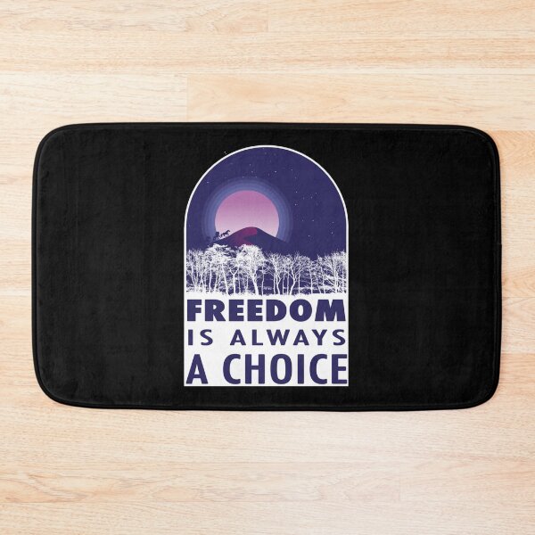 Item preview, Freedom Is Always A Choice Running Horses With Moon On A Hill Sticker designed and sold by callujohn7.