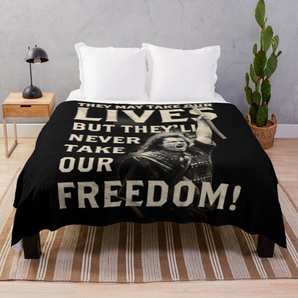 Item preview, Braveheart, They May Take Our Lives, But They'll Never Take Our Freedom! designed and sold by zodakikki.