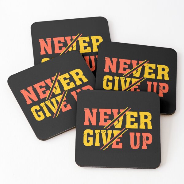 Item preview, Never Give Up designed and sold by BPozitiv.