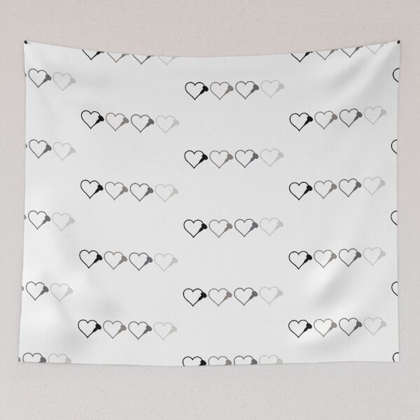 Item preview, Ultrasound /Sonographer probe heart shades of grey  designed and sold by designbyliz.