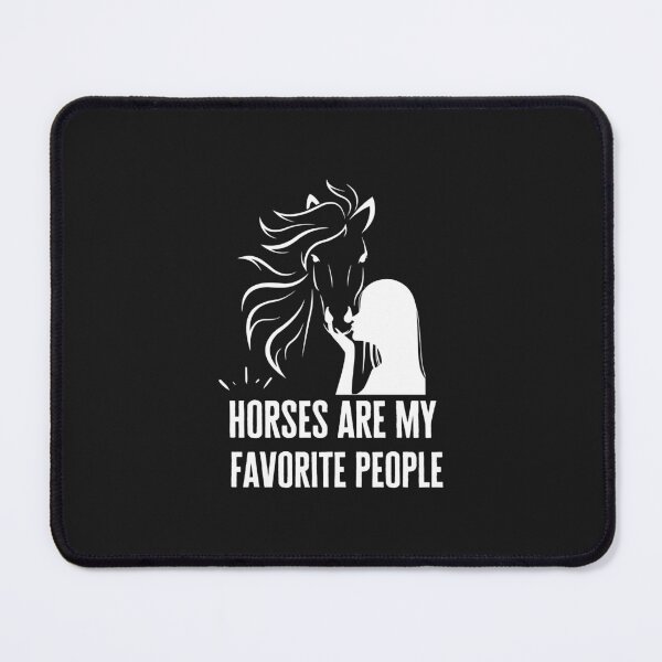 Item preview, girl kissing horse, horses are my favorite people designed and sold by Donnie56441.