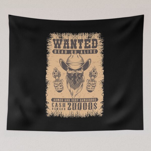 Item preview, Attractive Sparkling Wanted Dead Or Alive-Western Poster Gift For designed and sold by JonathanOrozcol.