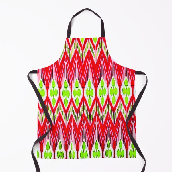 Item preview, Beautiful flower Uzbek ikat patterns - Ikat designed and sold by LeFabriqueOuz.