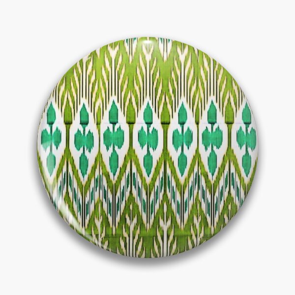 Item preview, Beautiful flower Uzbek ikat patterns - Ikat uzbek designed and sold by LeFabriqueOuz.