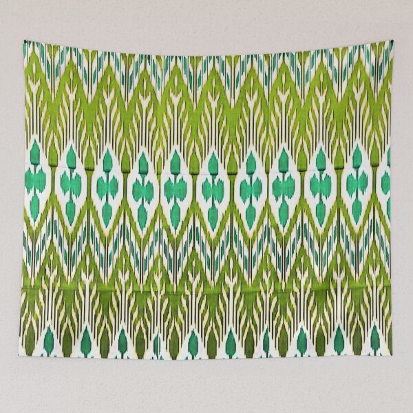 Artikelvorschau, Schöne usbekische Ikat-Blumenmuster - usbekisches Ikat entworfen und verkauft von LeFabriqueOuz.