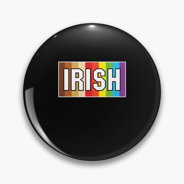 Item preview, IRISH with Rainbow and Skin Tone background designed and sold by Azhalltorm.