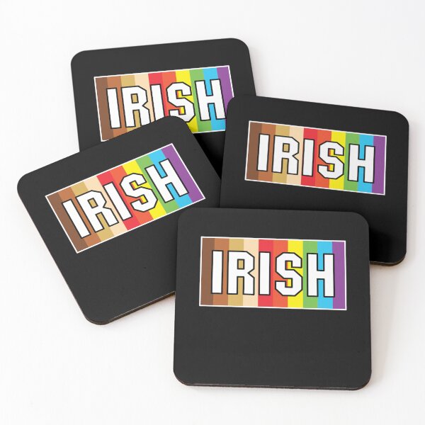 Item preview, IRISH with Rainbow and Skin Tone background designed and sold by Azhalltorm.