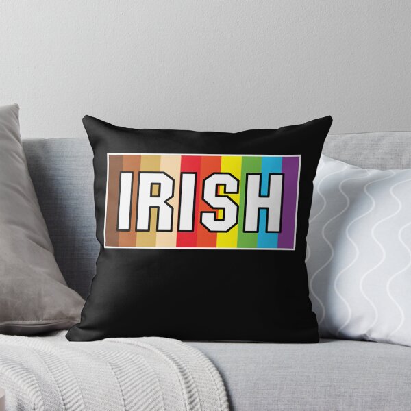 Item preview, IRISH with Rainbow and Skin Tone background designed and sold by Azhalltorm.