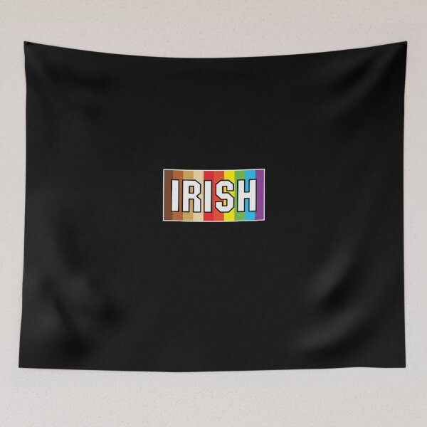 Item preview, IRISH with Rainbow and Skin Tone background designed and sold by Azhalltorm.