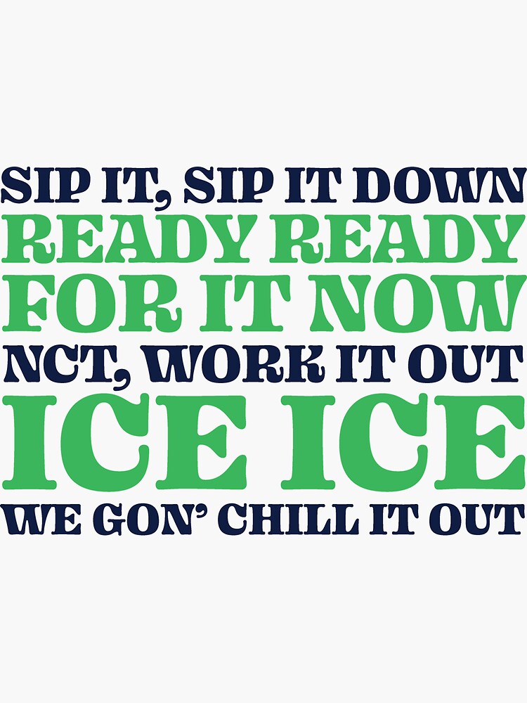 "Lemonade NCT 127 Lyrics" Sticker by chlosu Redbubble