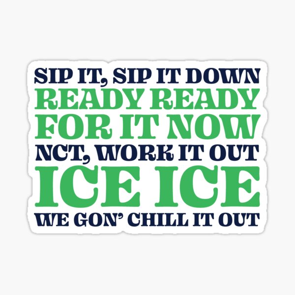 "Lemonade NCT 127 Lyrics" Sticker by chlosu Redbubble