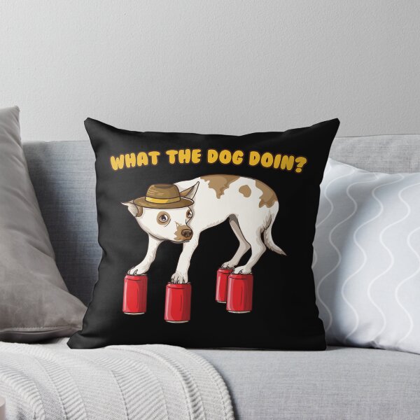 Item preview, What The Dog Doin Funny Ironic Dank Meme designed and sold by Toralloisa.