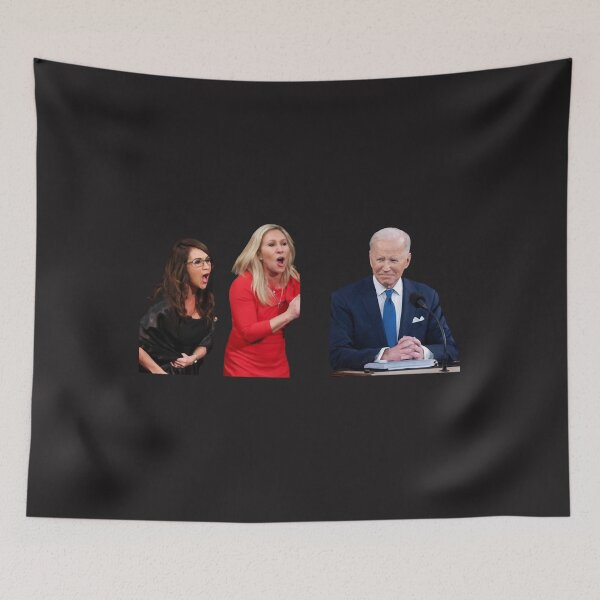 Item preview, Joe Biden state of the union Marjorie Taylor Greene and Lauren Boebert Essential designed and sold by marla8ruby.