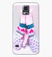 ❅☃✨♥Winter Love Story: Lean On Me - Cute Mittens♥✨☃ Case/Skin for Samsung Galaxy