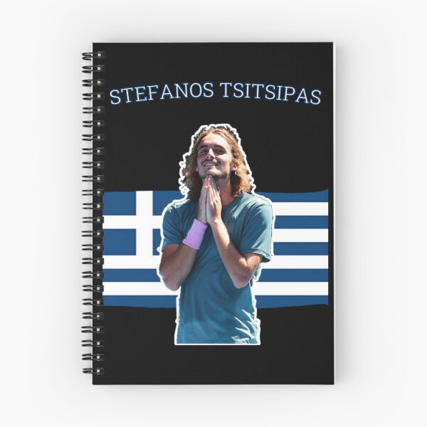 Item preview, Stefanos Tsitsipas With The Flag Of Greece. Classic T-Shirt designed and sold by ethenfran6.