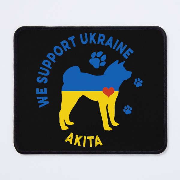 Item preview, Akita Ukraine Flag Patriotic designed and sold by Cuddlythopia.