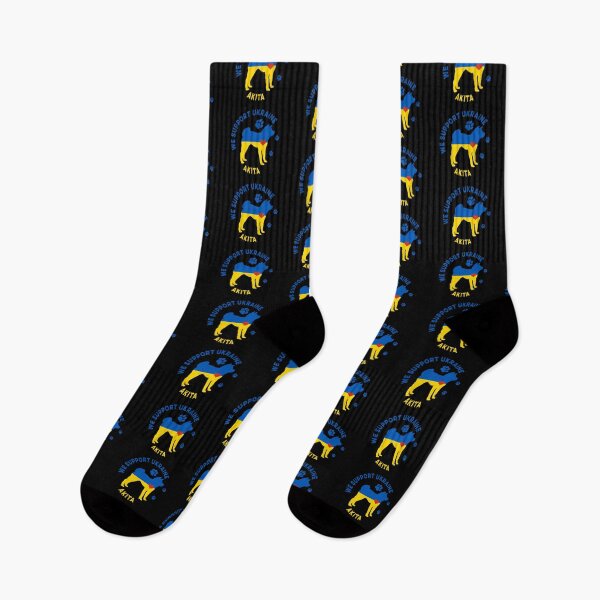 Item preview, Akita Ukraine Flag Patriotic designed and sold by Cuddlythopia.