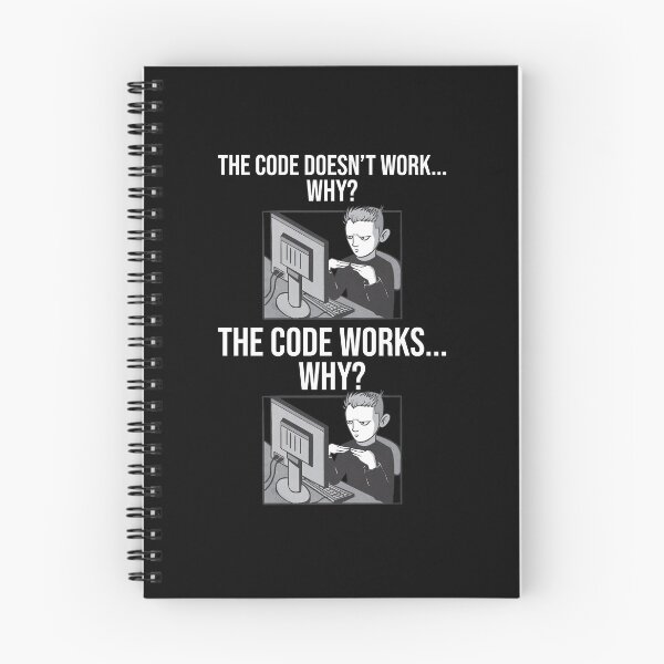 Item preview, Funny Programmer - Code Works Why Meme  designed and sold by JeremyxLee.