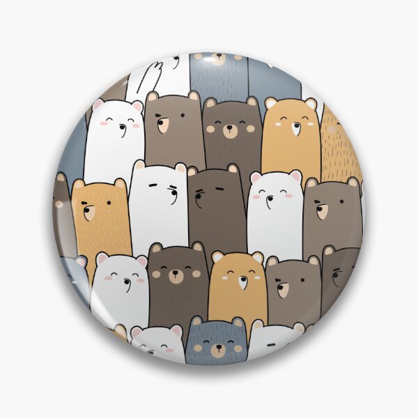 Item preview, Adorable Bears pattern  designed and sold by Yallwofunart.