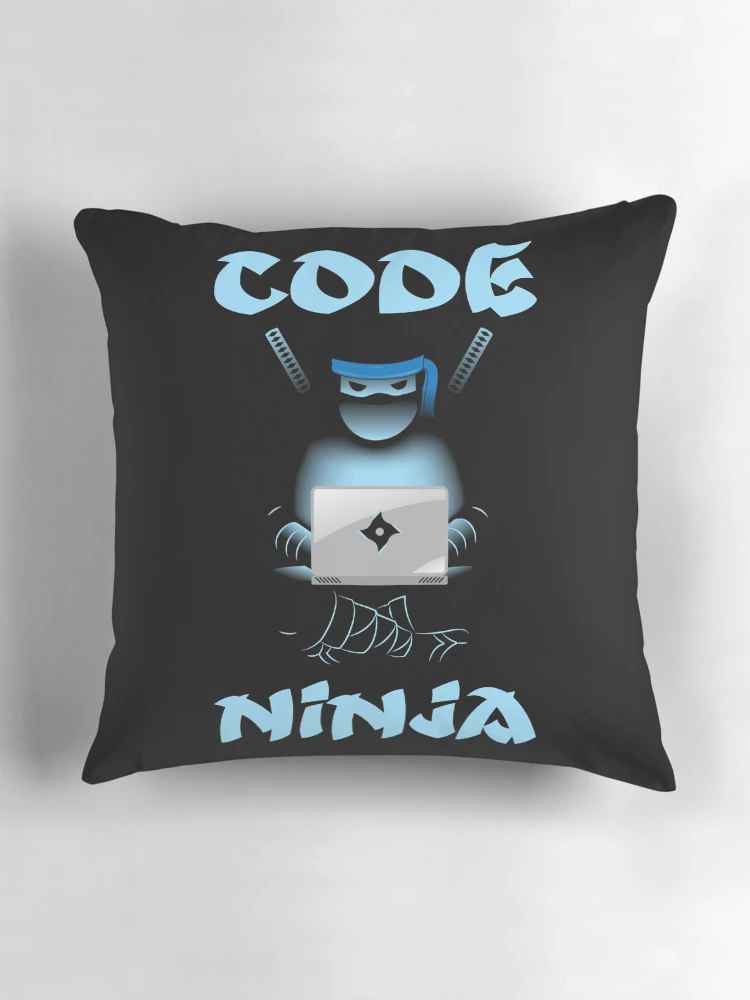 Thumbnail 3 of 4, Pillow, Code Ninja Programmer Coder Computer Programming Coding designed and sold by JeremyxLee.
