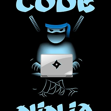 Artwork thumbnail, Code Ninja Programmer Coder Computer Programming Coding by JeremyxLee