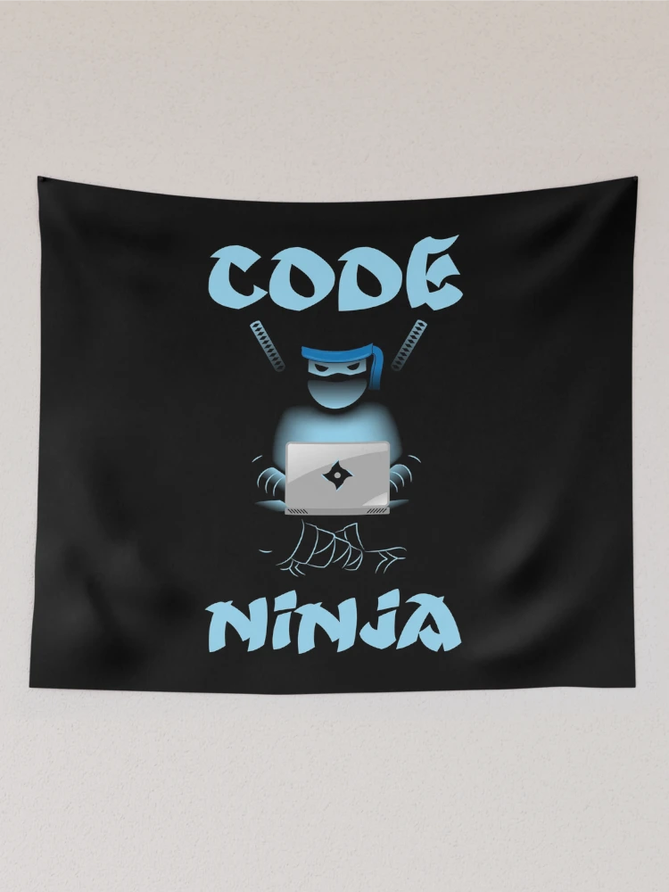 Thumbnail 2 of 3, Tapestry, Code Ninja Programmer Coder Computer Programming Coding designed and sold by JeremyxLee.