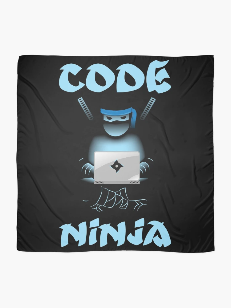 Thumbnail 2 of 3, Scarf, Code Ninja Programmer Coder Computer Programming Coding designed and sold by JeremyxLee.