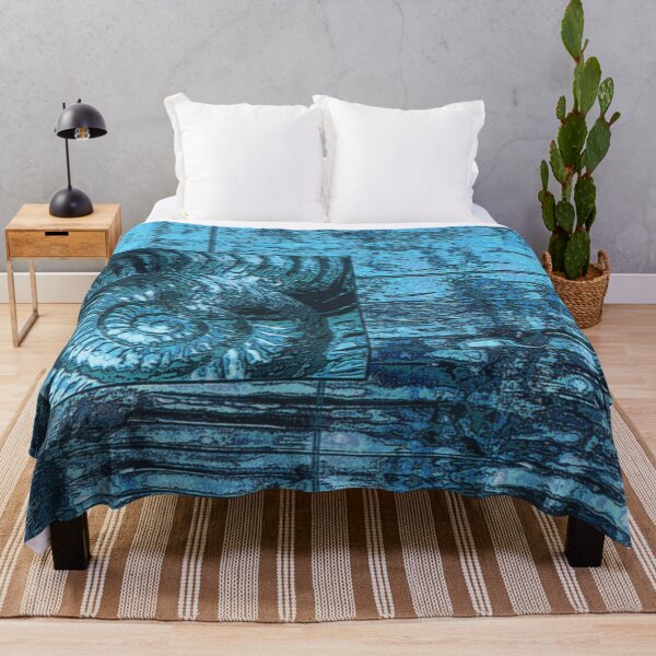 Item preview, Evolution - Ammonite in Blue designed and sold by Heatherian.