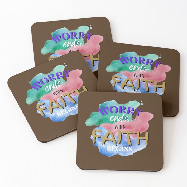 Item preview, Worry ends when faith begins designed and sold by vietmix.