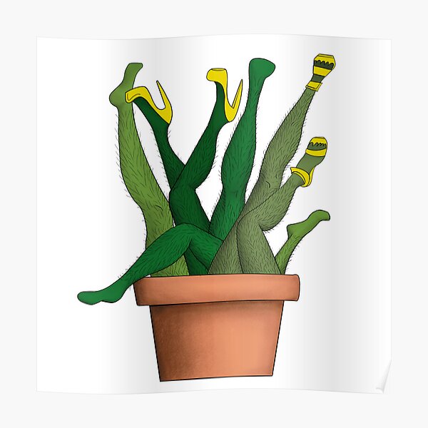 prickly-legs-poster-for-sale-by-plnt-parenthood-redbubble