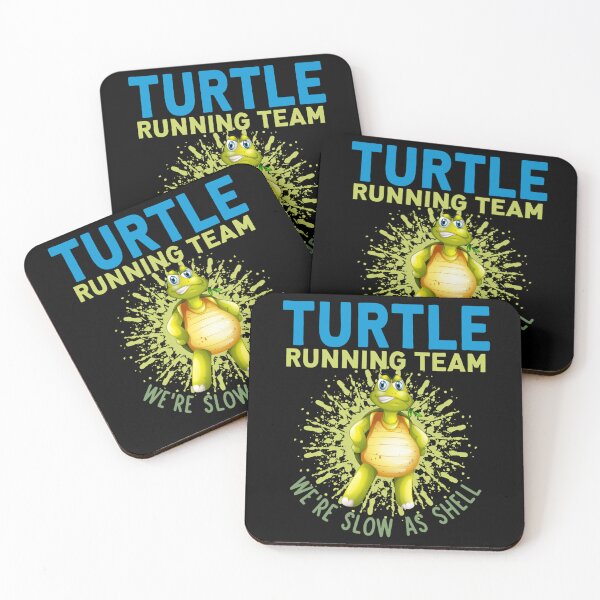 Item preview, Turtle Running Team Slow As Shell Runners Fun1 Sticker designed and sold by rollinsale.
