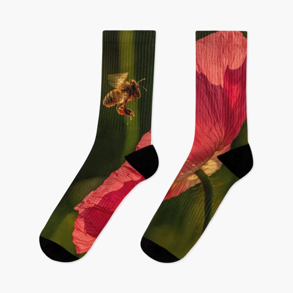 Item preview, Honeybee and poppy designed and sold by Veikko  Suikkanen.