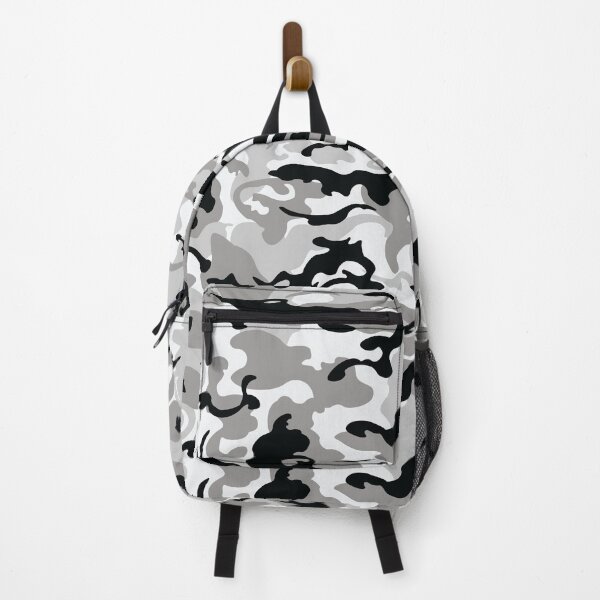 Item preview, Camo Style - black and white urban winter camouflage designed and sold by rclwow.
