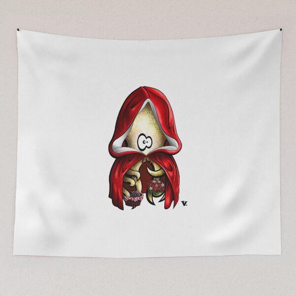 Item preview, The Little Red Riding Octopi designed and sold by SuperOctopus.