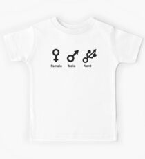 Female Male Nerd Kids Tee