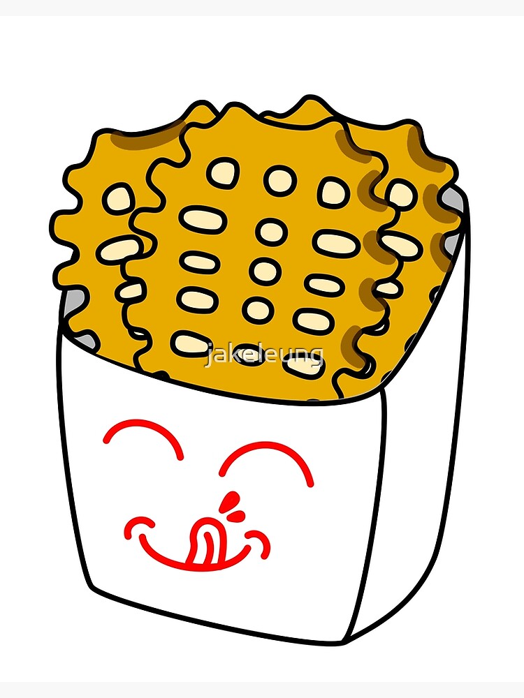 "Waffle Fries" Poster for Sale by jakeleung Redbubble